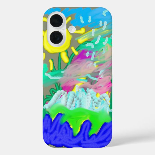 Funda iPhone 16 Escape surrealista (Reverso )