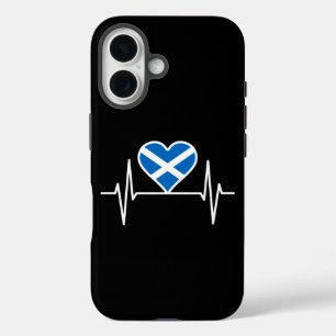 Funda iPhone 16 Escocia: latido de la bandera de Escocia