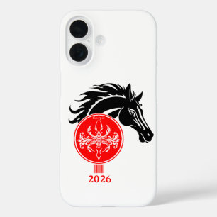 Funda iPhone 16 Escorpio x año del caballo 2026