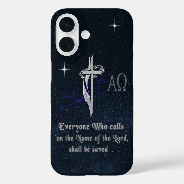 Funda iPhone 16 Escritura cristiana (Reverso )