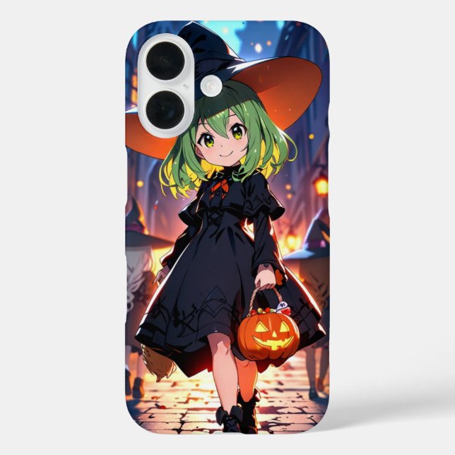 Funda iPhone 16 Escuadrón de trucos o tratados (Reverso )