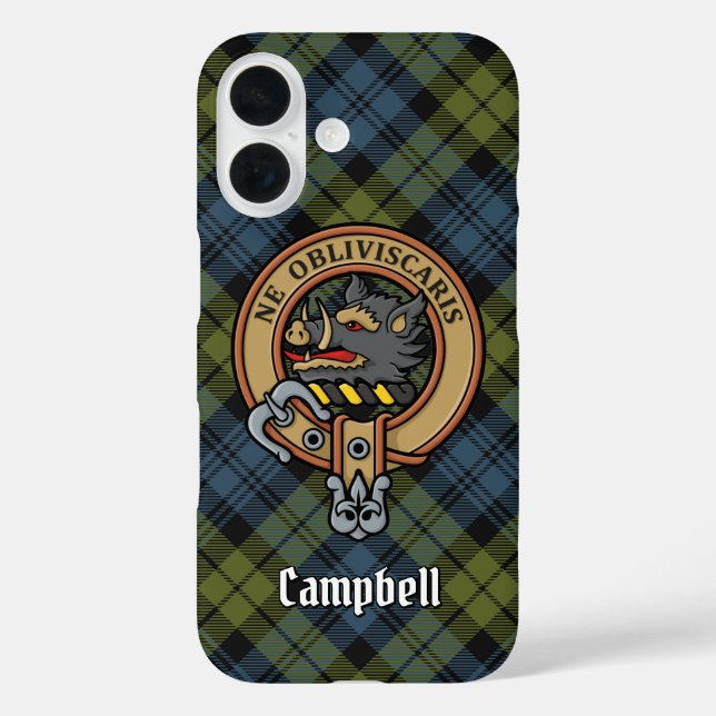 Funda iPhone 16 Escudo Campbell (Reverso )