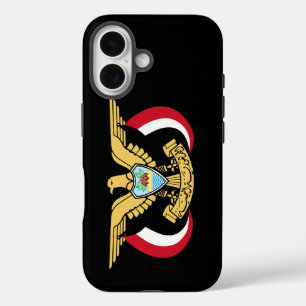 Funda iPhone 16 Escudo de armas de Yemen