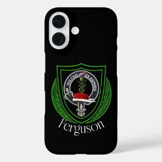 Funda iPhone 16 Escudo del Clan Escocés Ferguson