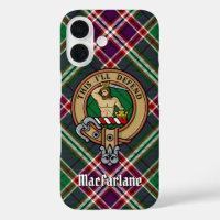 Escudo del clan MacFarlane sobre la caza moderna d