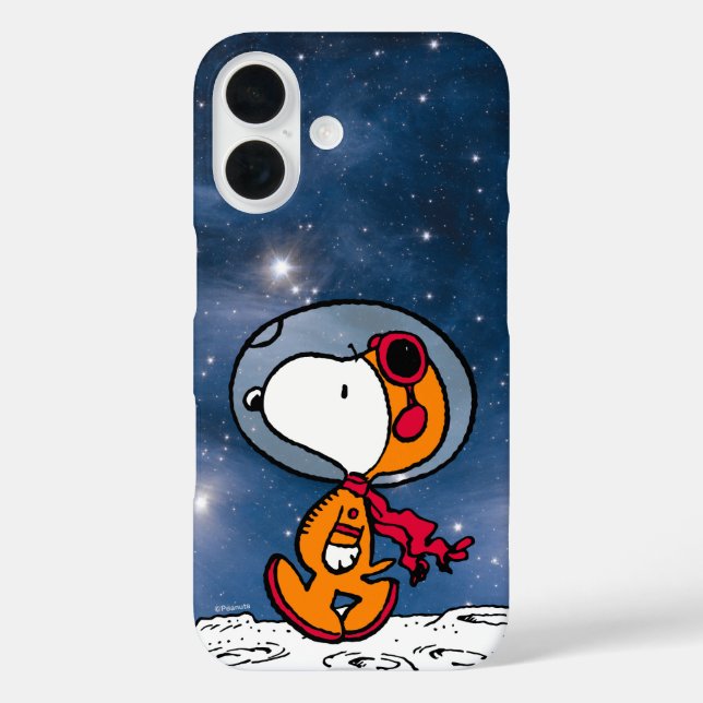 Funda iPhone 16 ESPACIO | Astronauta Snoopy (Reverso )