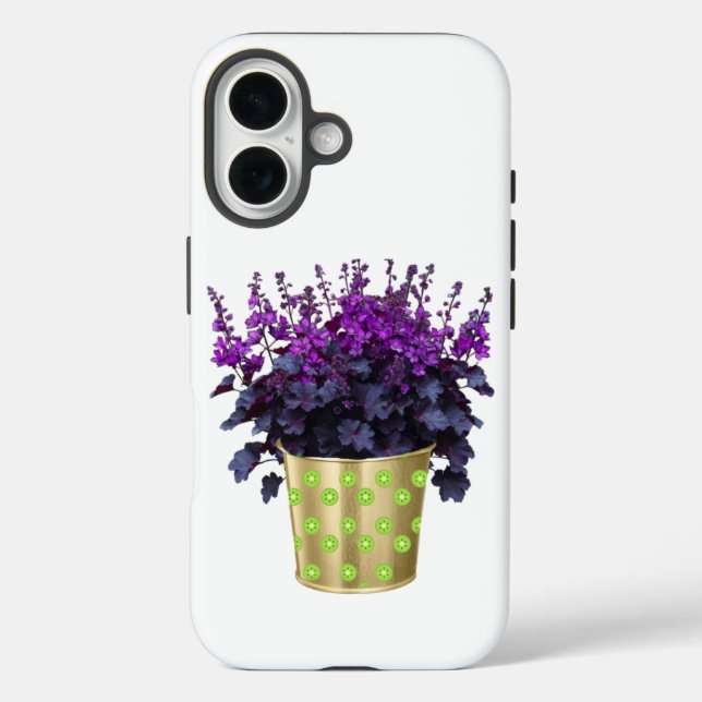 Funda iPhone 16 Espacios: La belleza de las plantas y flores (Reverso )