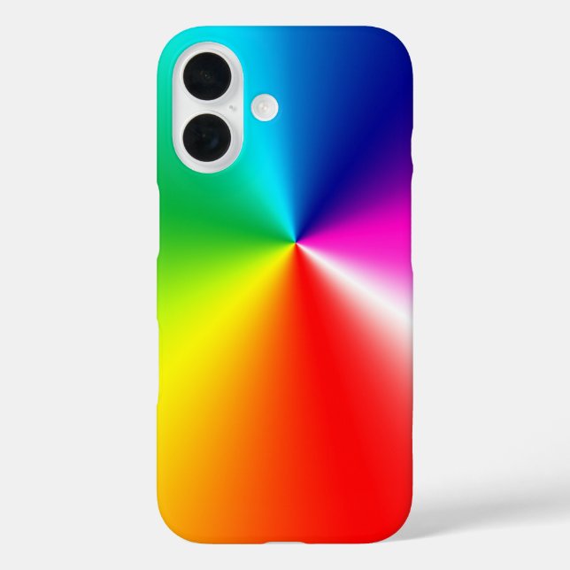 Funda iPhone 16 Espectro Neon Rainbow (Reverso )