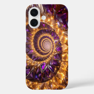 Funda iPhone 16 Espiral dorada Dreamscape