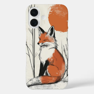 Funda iPhone 16 Espíritu lobo lunar