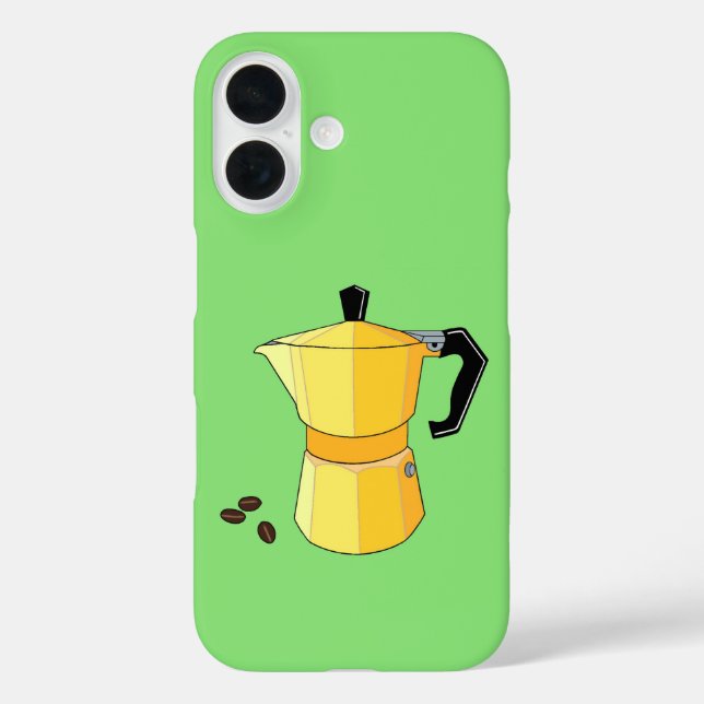 Funda iPhone 16 Espresso de arcoiris amarillo (Reverso )
