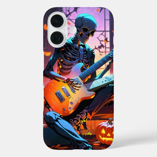 Funda iPhone 16 Esqueleto de Rocking (Reverso )