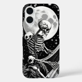 Funda iPhone 16 Esqueleto y Arpa III