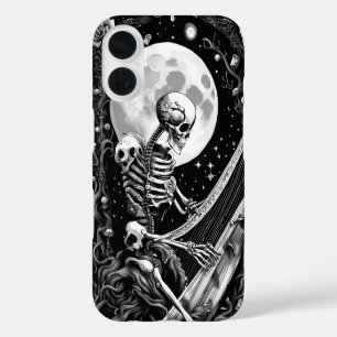 Funda iPhone 16 Esqueleto y Arpa III