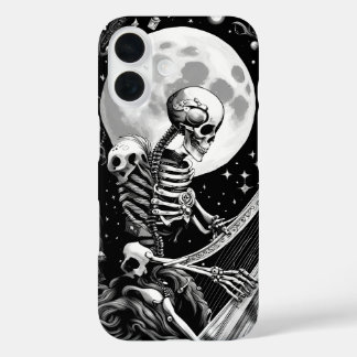 Funda iPhone 16 Esqueleto y Arpa III
