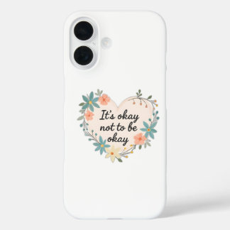 Funda iPhone 16 Está bien no estar bien