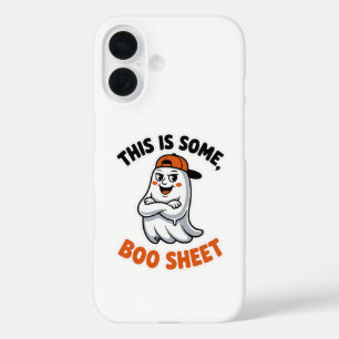 Funda iPhone 16 Esta Es La Hoja De Boo De Traje De Halloween De Gh