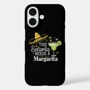 Funda iPhone 16 Esta Señorita Necesita Una Margarita Cinco De Mayo