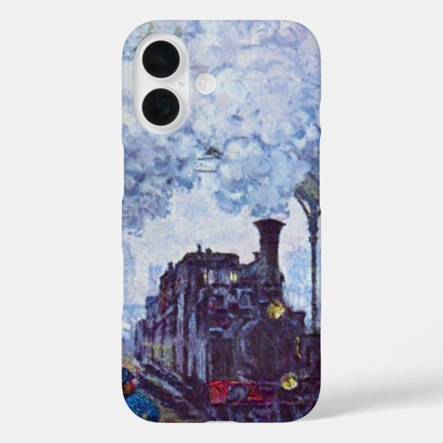 Funda iPhone 16 Estación de tren de Gare Saint-Lazare por Claude M (Reverso )