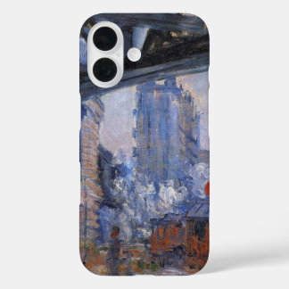 Funda iPhone 16 Estación de tren de Saint Lazare por Claude Monet