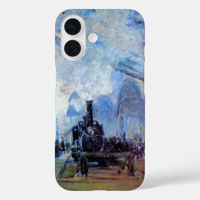 Funda iPhone 16 Estación de tren Gare Saint-Lazare por Claude Mone (Reverso )