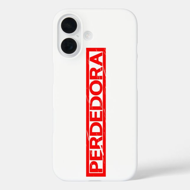 Funda iPhone 16 Estampación de Perdedora (Reverso )