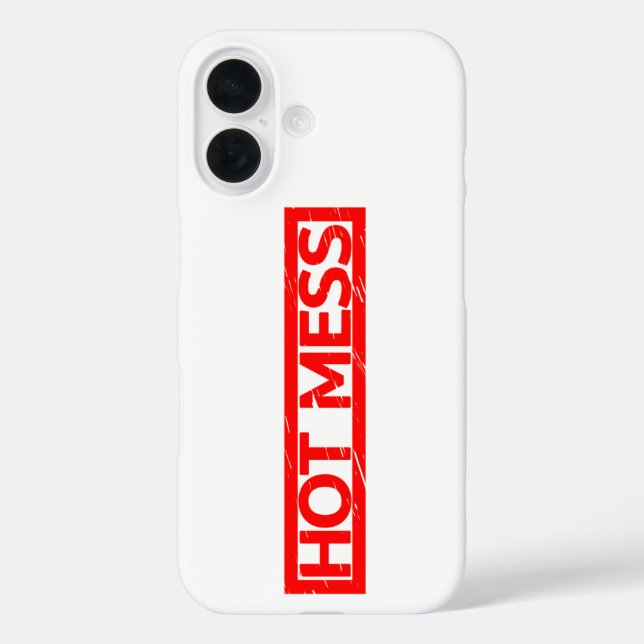Funda iPhone 16 Estampado de ajedrez caliente (Reverso )