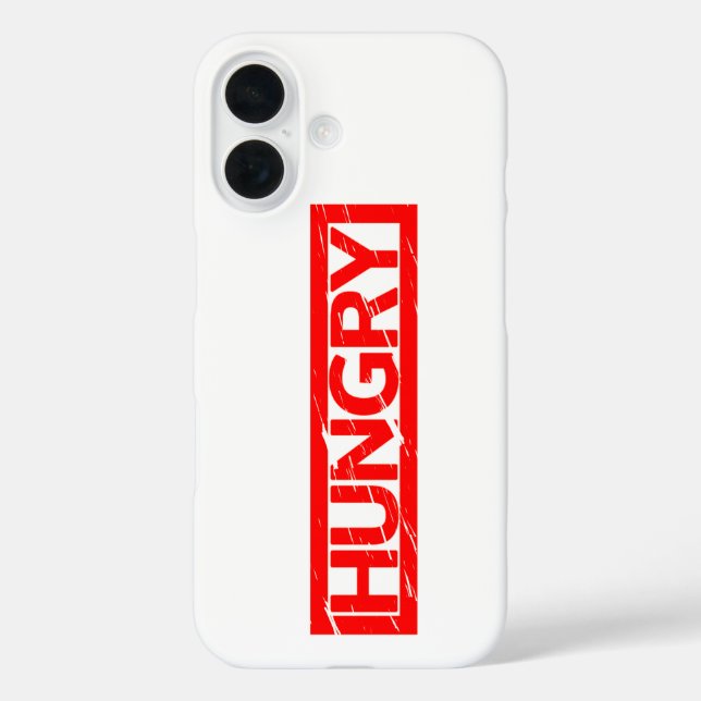 Funda iPhone 16 Estampado hambriento (Reverso )