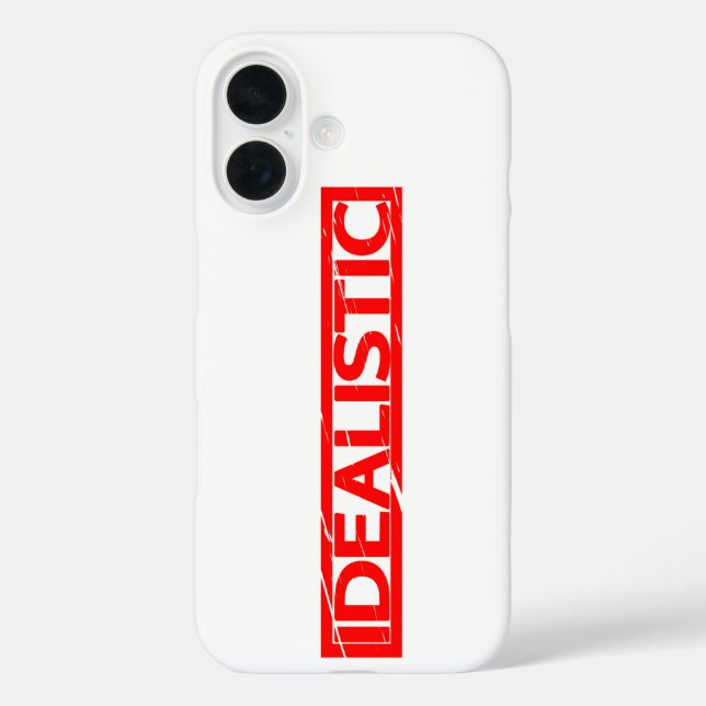 Funda iPhone 16 Estampado idealista (Reverso )