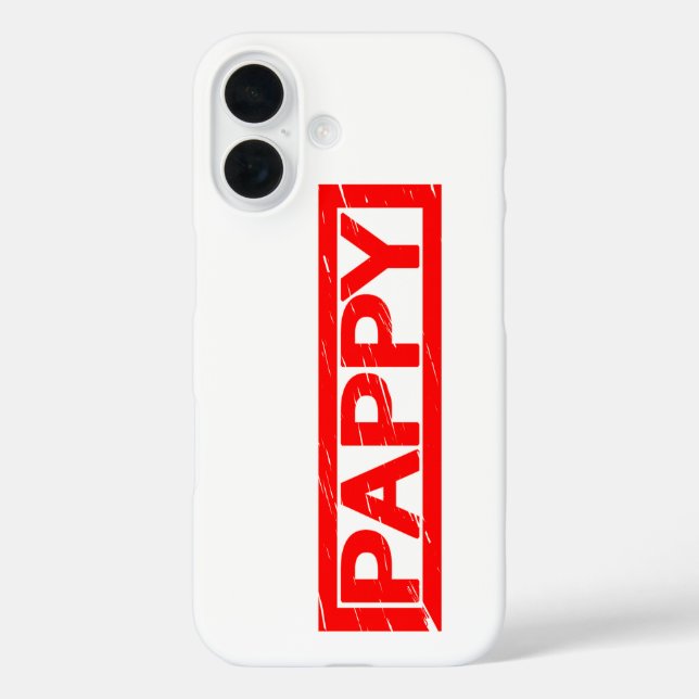 Funda iPhone 16 Estampilla de papel (Reverso )