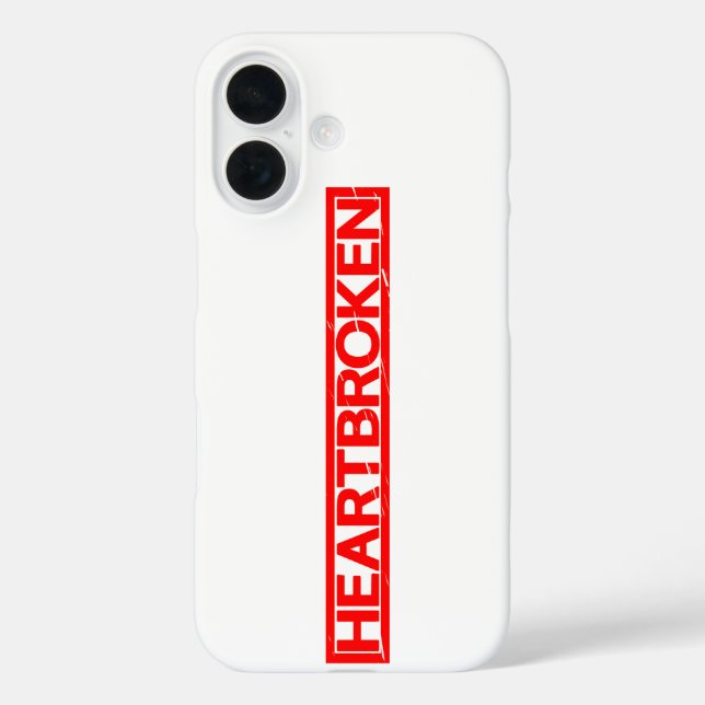 Funda iPhone 16 Estampilla desgarrada (Reverso )