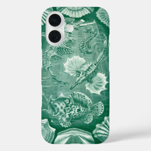Funda iPhone 16 Estanques teleostei vintage y peces de Ernst Haeck