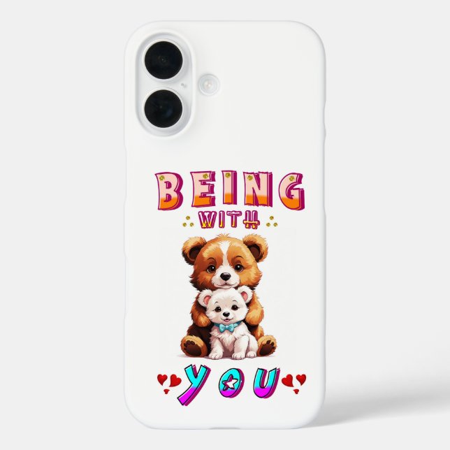 Funda iPhone 16 Estar contigo (Reverso )