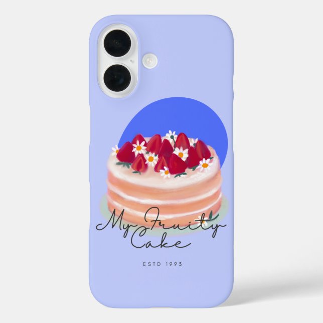 Funda iPhone 16 Estd in 1993 phone case (Reverso )