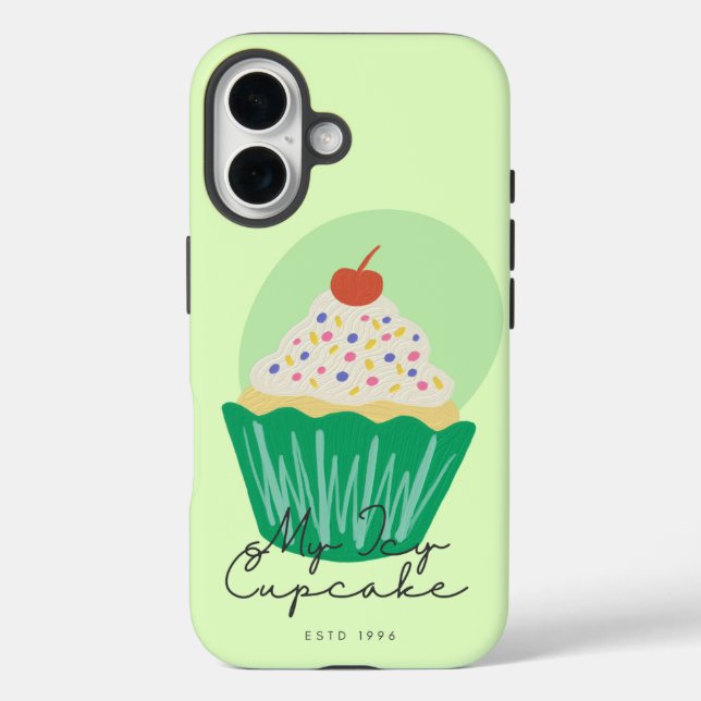 Funda iPhone 16 Estd in 1996 phone case (Reverso )