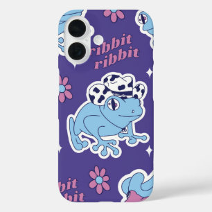 Funda iPhone 16 Estética de rana de vaca