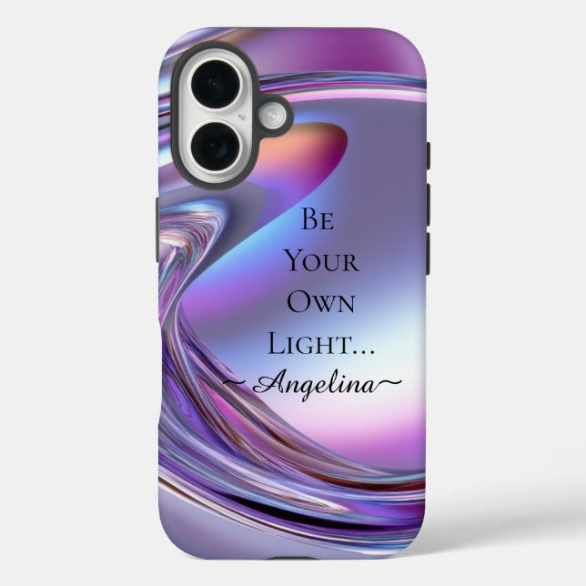 Funda iPhone 16 Estética holográfica (Reverso )