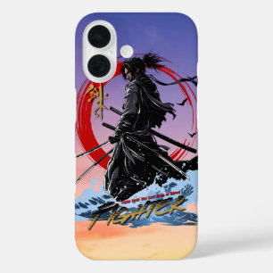 Funda iPhone 16 Estilo de Lucha Anime  