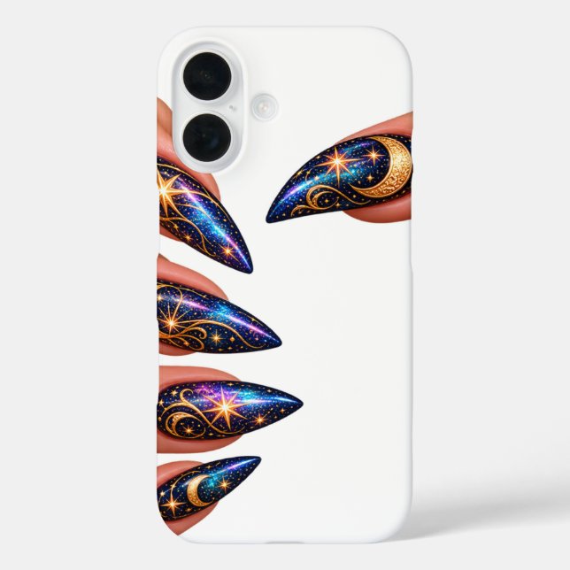 Funda iPhone 16 Estilo de uñas (Reverso )