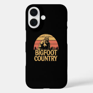 Funda iPhone 16 Estilo retro de los gritos de los grandes pies del