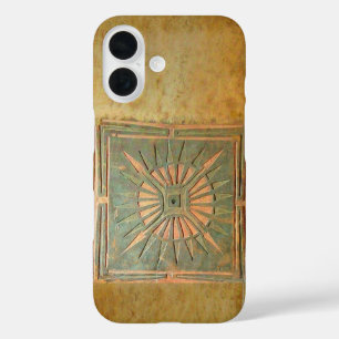 Funda iPhone 16 ESTRELLA MAÑANA, amarillo, marrón