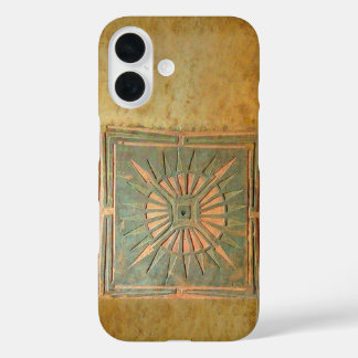 Funda iPhone 16 ESTRELLA MAÑANA, amarillo, marrón