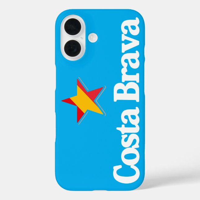 Funda iPhone 16 Estrellas de España - Costa Brava (Reverso )