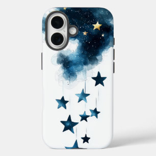 Funda iPhone 16 Estrellas nocturnas de ensueño - Estuche Watercolo