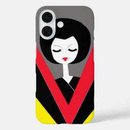Funda iPhone 16 Estuche Afro Geisha Iphone