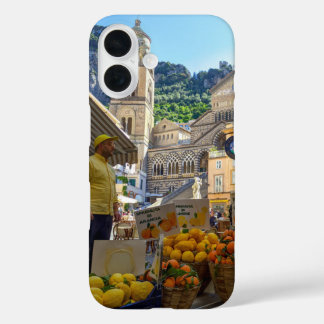 Funda iPhone 16 Estuche Amalfi Piazza Phone - Encanto italiano en 