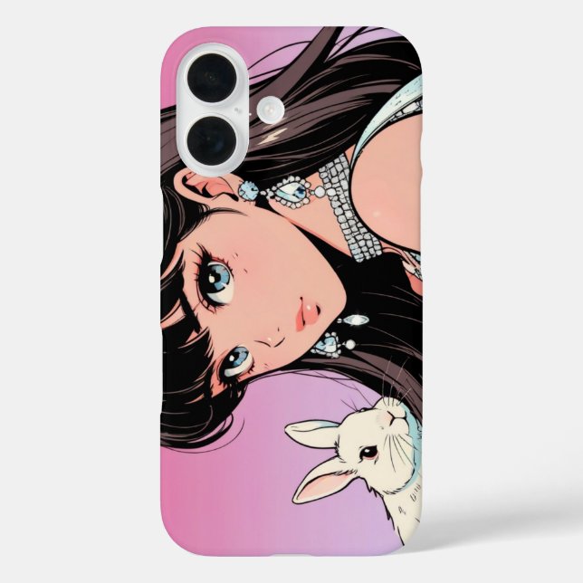 Funda iPhone 16 Estuche Anime diva iPhone / iPad (Reverso )