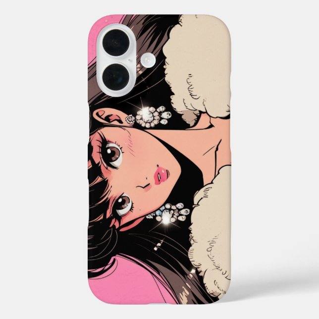 Funda iPhone 16 Estuche Anime diva iPhone / iPad (Reverso )