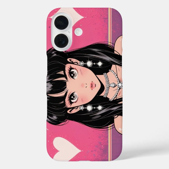 Funda iPhone 16 Estuche Anime diva iPhone / iPad (Reverso )