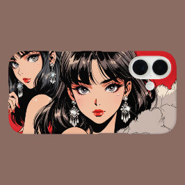 Funda iPhone 16 Estuche Anime diva iPhone / iPad